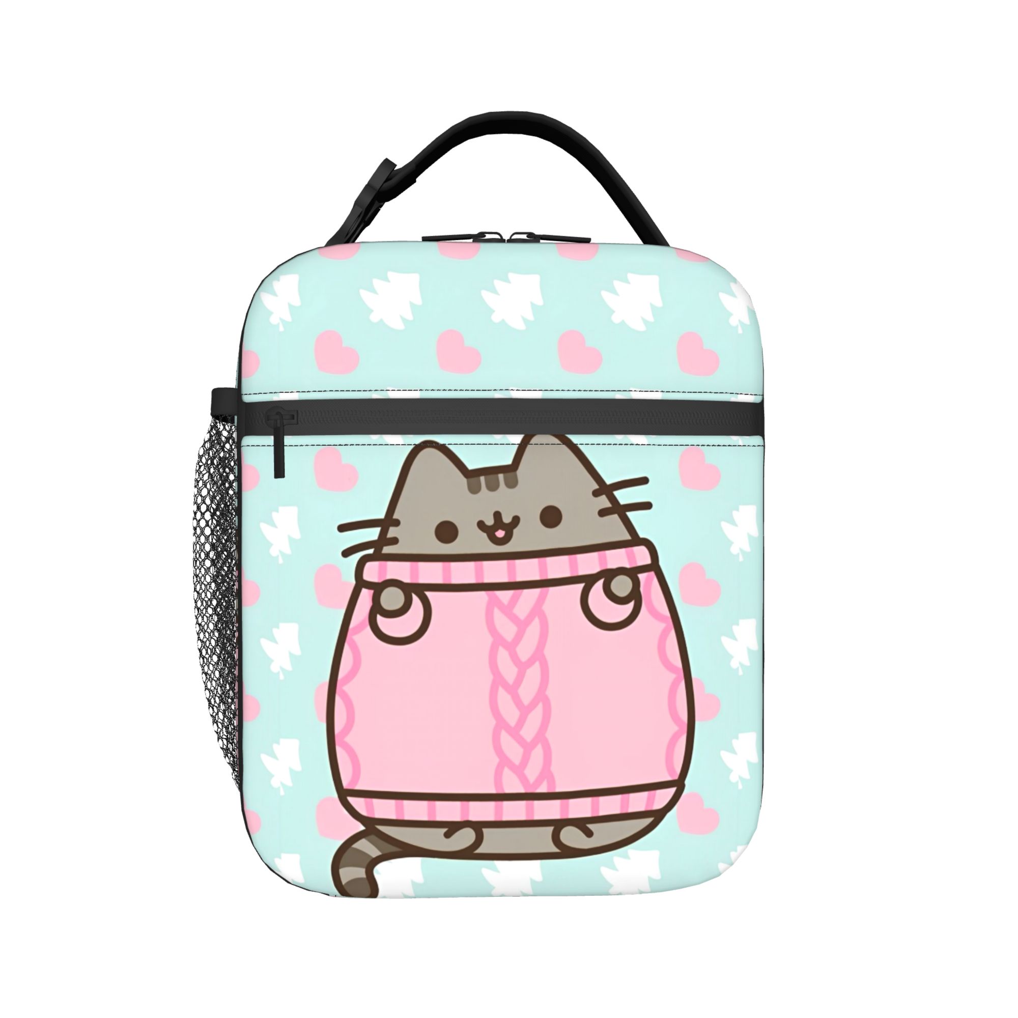 Cute Cat Insulated Lunch Bags  - Tote Bag Sublimation review and price
